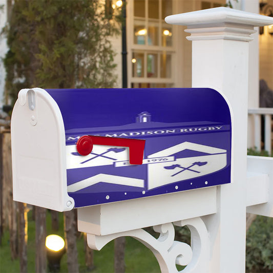 James Madison Logo Rugby Soccer Logo Magnetic Mailbox Cover 18" X 21" Outdoor Decor