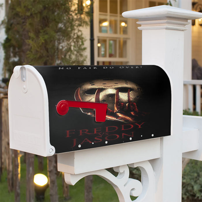 Jason Friday The 13Th Mask Magnetic Mailbox Cover 18" X 21" Outdoor Decor
