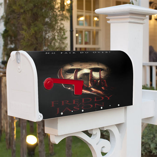Jason Friday The 13Th Mask Magnetic Mailbox Cover 18" X 21" Outdoor Decor
