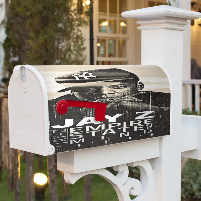 Jay Z Hip Hop Empire State Mind Magnetic Mailbox Cover 18" X 21" Outdoor Decor