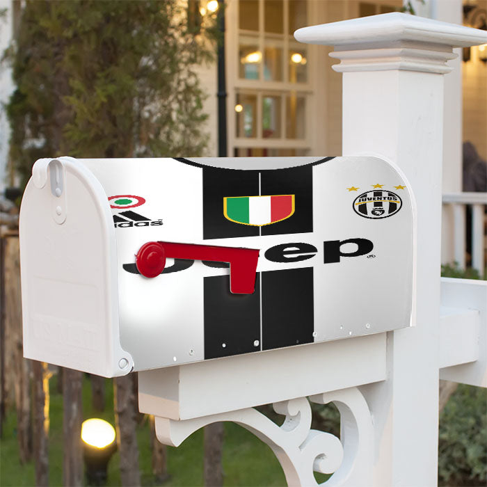 Jeep Juventus Jersey Uniform Magnetic Mailbox Cover 18" X 21" Outdoor Decor