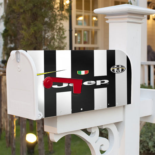 Jeep Juventus Jersey Uniform 2 Magnetic Mailbox Cover 18" X 21" Outdoor Decor
