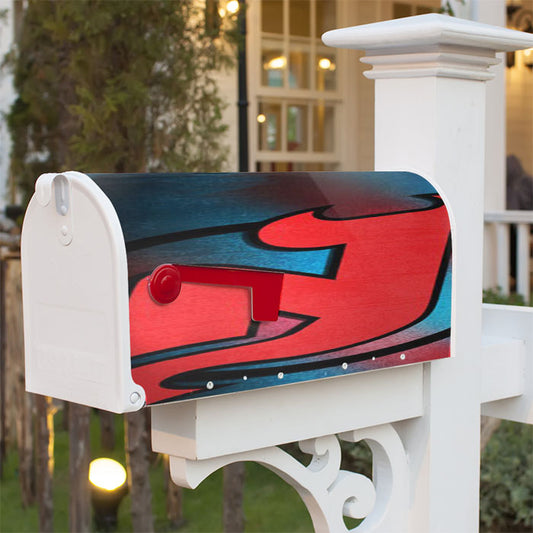 Jersey Devils Nhl Sport Logo Magnetic Mailbox Cover 18" X 21" Outdoor Decor