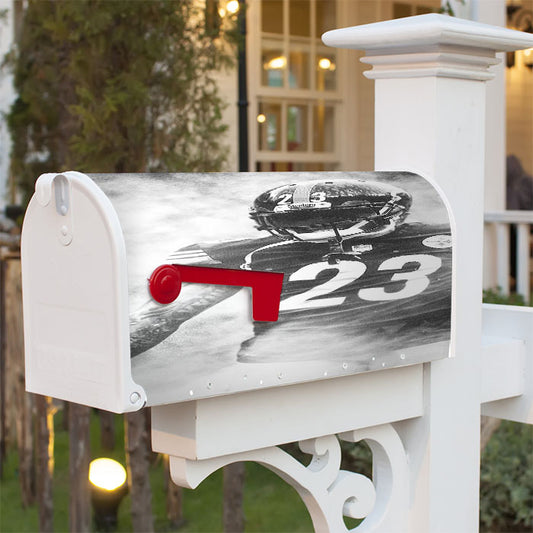 Joe Haden Pittsburgh Steelers Smoke Wallpaper Magnetic Mailbox Cover 18" X 21" Outdoor Decor