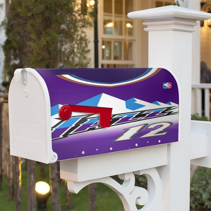John Stockton Jersey Magnetic Mailbox Cover 18" X 21" Outdoor Decor