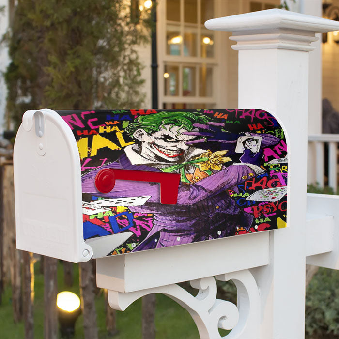 Joker Art Card Wallpapers Magnetic Mailbox Cover 18" X 21" Outdoor Decor