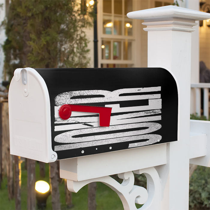 Joker Canvas Font Magnetic Mailbox Cover 18" X 21" Outdoor Decor