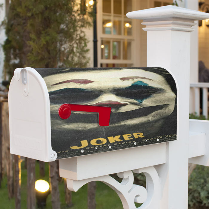 Joker Face Fake Smile Haha Magnetic Mailbox Cover 18" X 21" Outdoor Decor