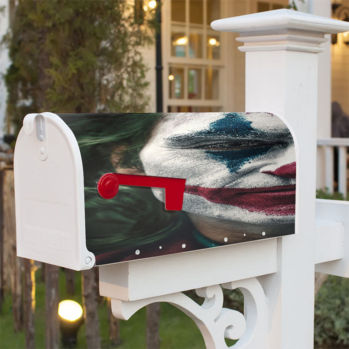 Joker Half Face Magnetic Mailbox Cover 18" X 21" Outdoor Decor