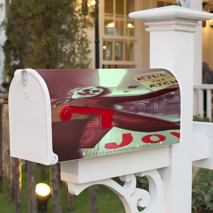 Joker Kill The Rich Magnetic Mailbox Cover 18" X 21" Outdoor Decor