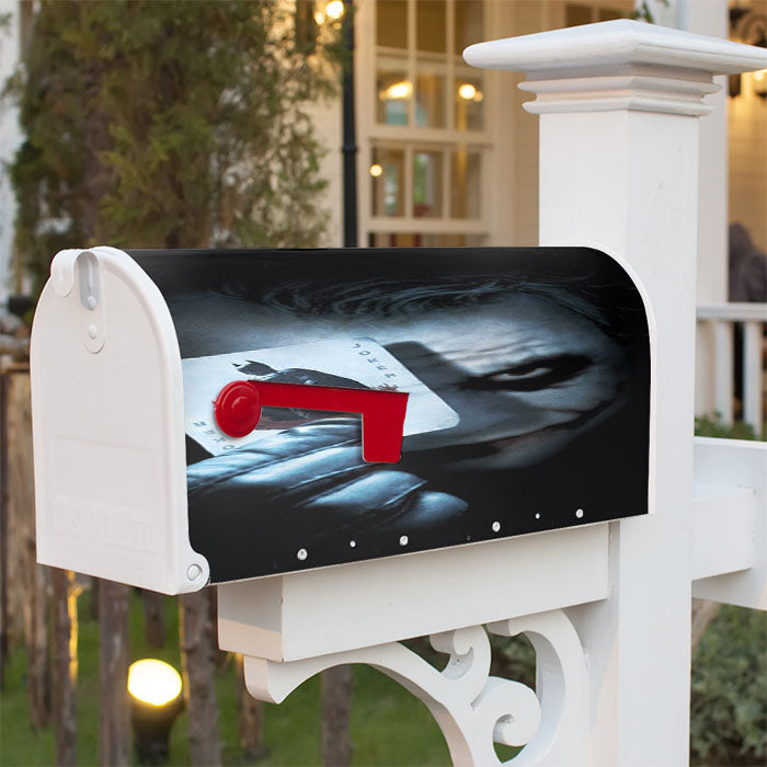 Joker With Playing Card Batman Magnetic Mailbox Cover 18" X 21" Outdoor Decor