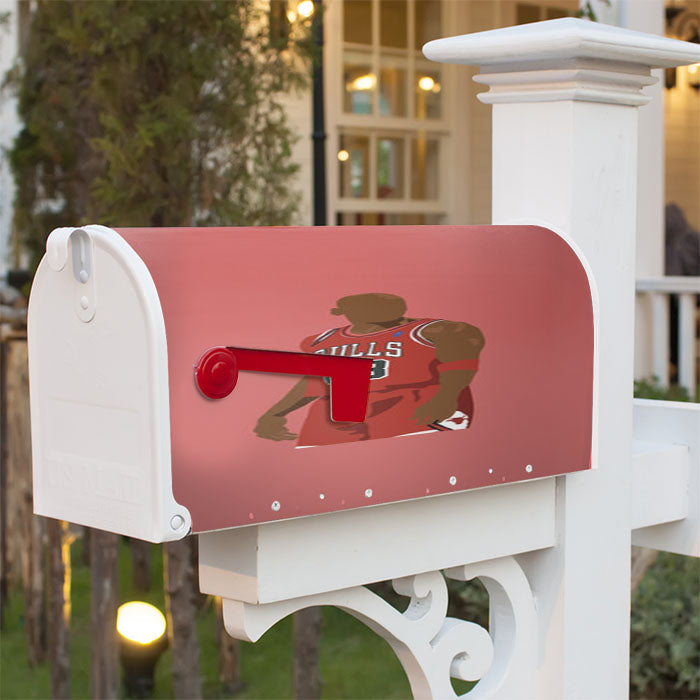 Jordan - Basketball Magnetic Mailbox Cover 18" X 21" Outdoor Decor