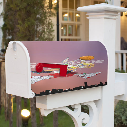 Jordan 7 Colorful Bug Jordan Wholesale Magnetic Mailbox Cover 18" X 21" Outdoor Decor