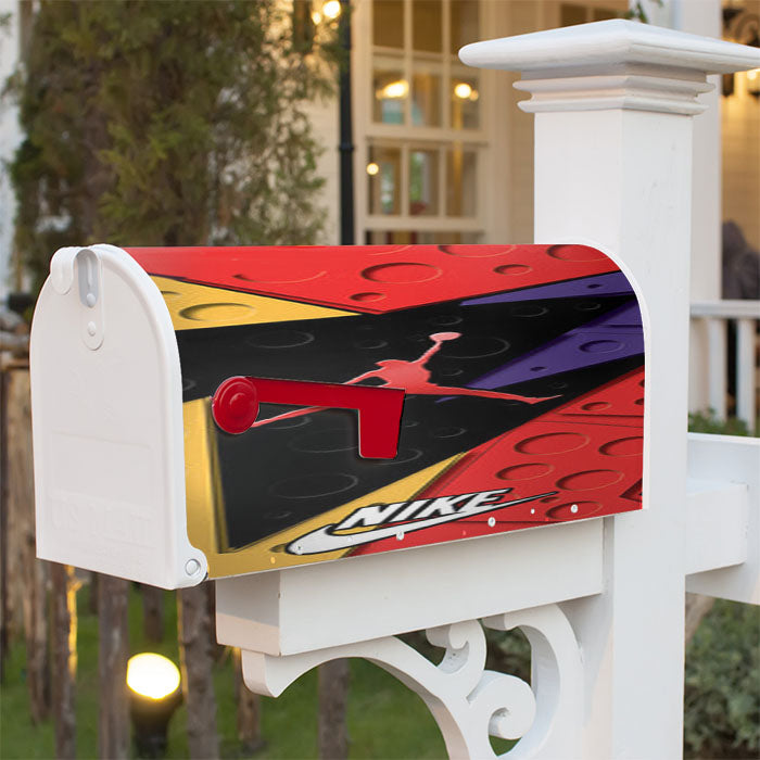 Jordan Basketbal Magnetic Mailbox Cover 18" X 21" Outdoor Decor