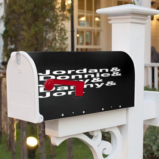 Jordan Knight Donnie Wahlberg Boy Band Fandom Nkotb Magnetic Mailbox Cover 18" X 21" Outdoor Decor