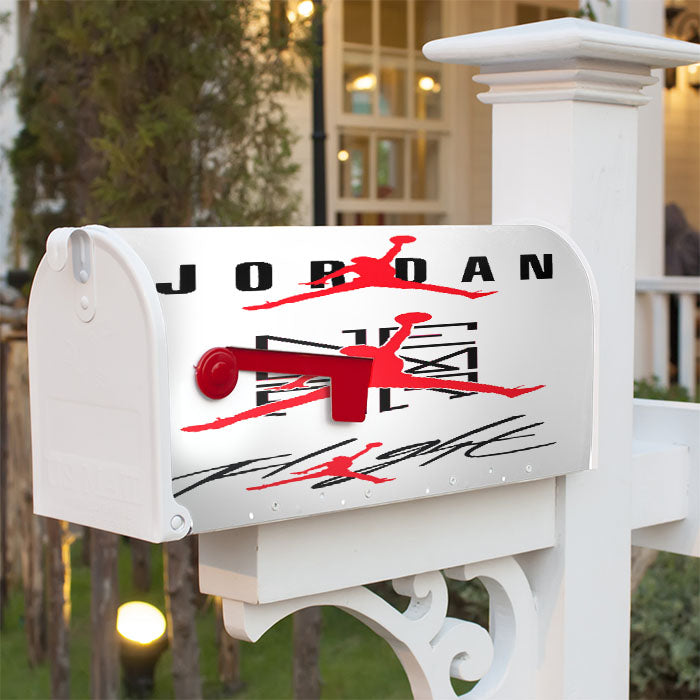 Jordan Logo Magnetic Mailbox Cover 18" X 21" Outdoor Decor