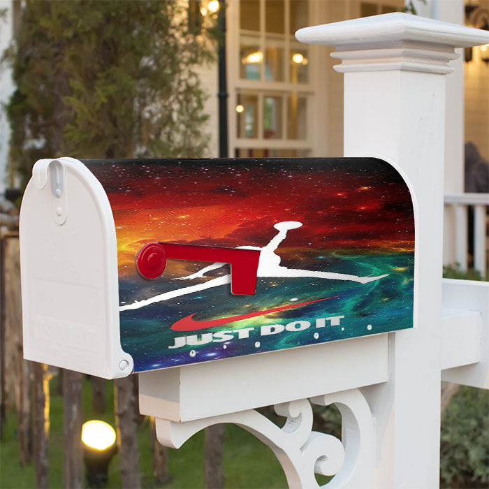 Jordan Nebula Galaxy Magnetic Mailbox Cover 18" X 21" Outdoor Decor