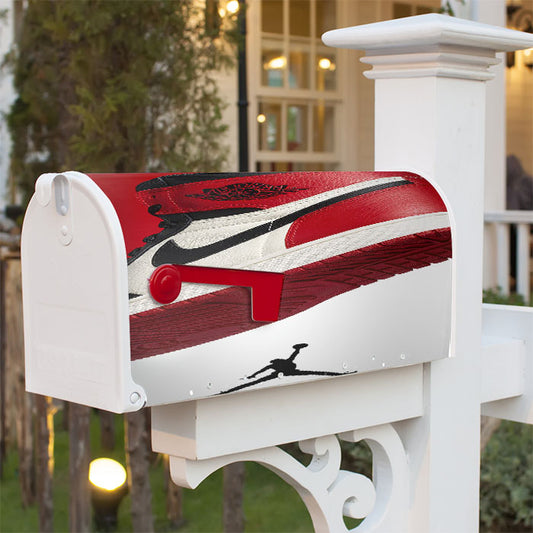 Jordan Retro Sneaker Magnetic Mailbox Cover 18" X 21" Outdoor Decor