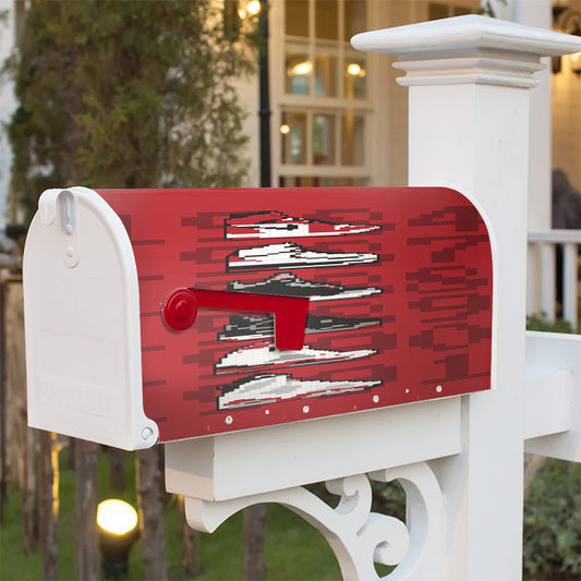 Jordan Sneaker Collection 8 Bit Style Magnetic Mailbox Cover 18" X 21" Outdoor Decor