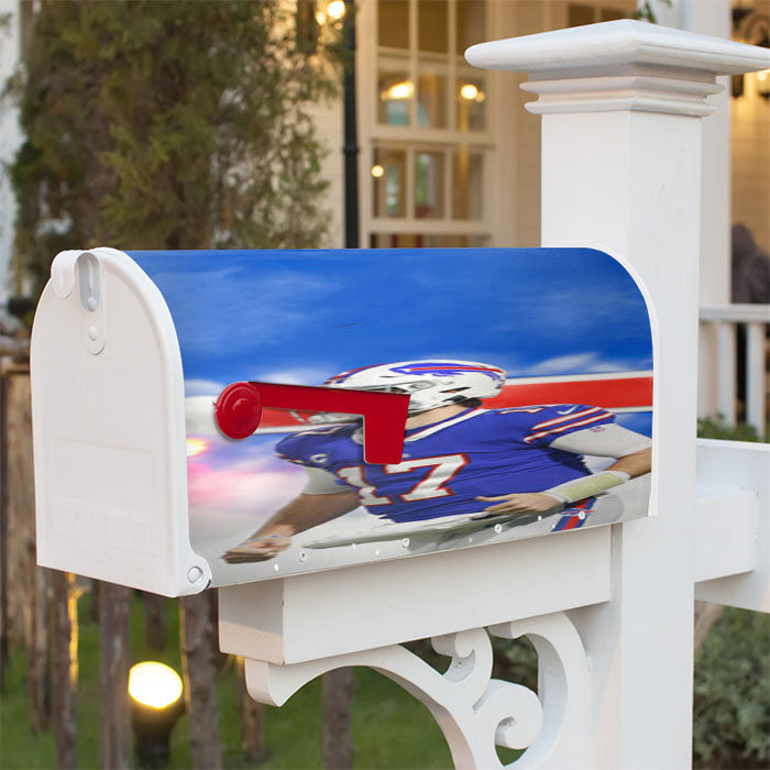 Josh Allen Buffalo Bills Magnetic Mailbox Cover 18" X 21" Outdoor Decor