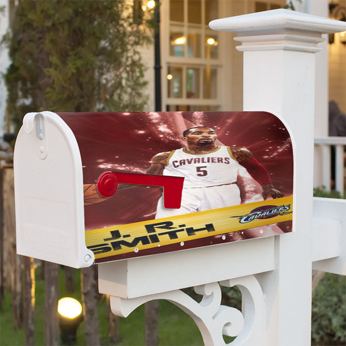 Jr Smth Cleveland Cavaliers Magnetic Mailbox Cover 18" X 21" Outdoor Decor
