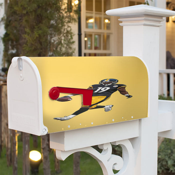 Juju Smith Schuster Pittsburgh Magnetic Mailbox Cover 18" X 21" Outdoor Decor