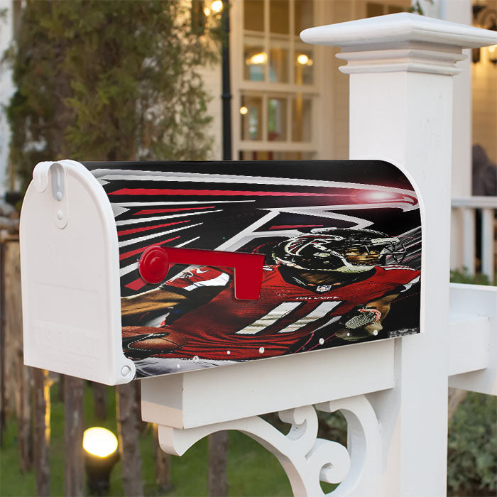 Julio Jones Atlanta Falcons Magnetic Mailbox Cover 18" X 21" Outdoor Decor