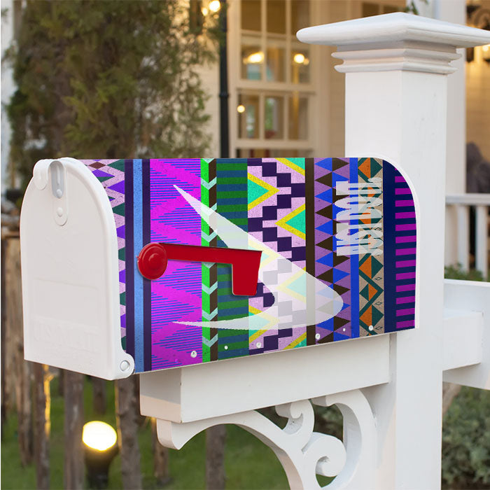 Just Do It Aztec Magnetic Mailbox Cover 18" X 21" Outdoor Decor