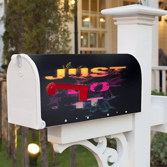 Just Do It Color Magnetic Mailbox Cover 18" X 21" Outdoor Decor