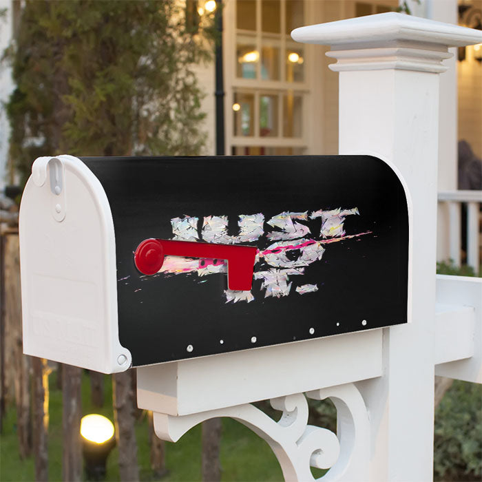 Just Do It Nike Pastel Magnetic Mailbox Cover 18" X 21" Outdoor Decor