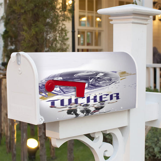 Justin Tucker Baltimore Ravens Magnetic Mailbox Cover 18" X 21" Outdoor Decor