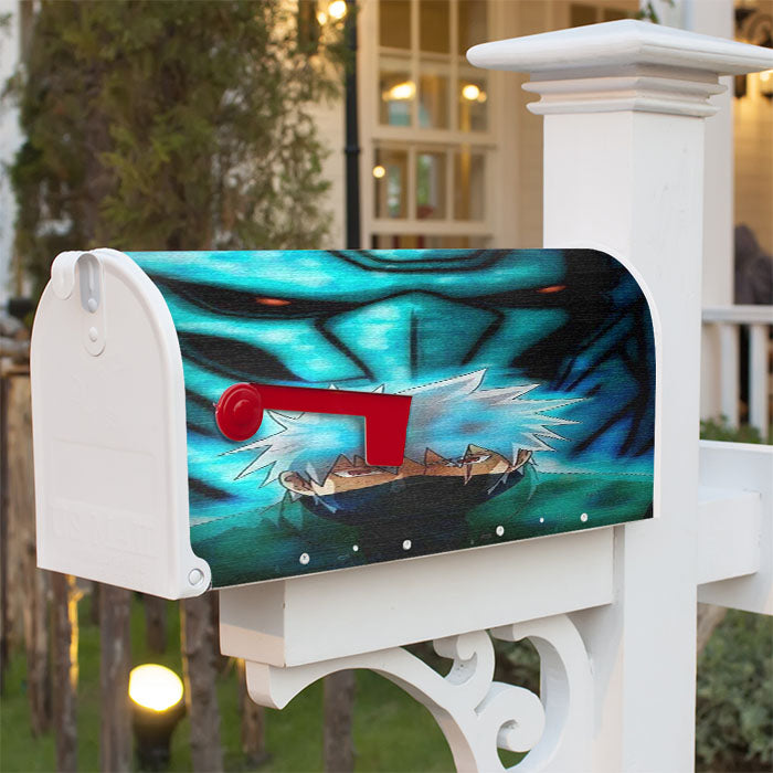 Kakashi Green Susanoo Biju Magnetic Mailbox Cover 18" X 21" Outdoor Decor