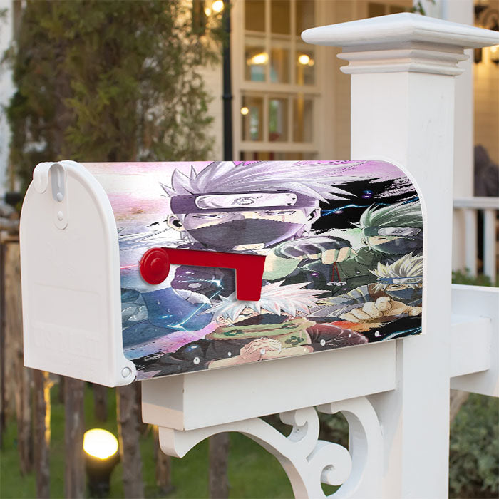 Kakashi Hatake Transformation Pedia Magnetic Mailbox Cover 18" X 21" Outdoor Decor