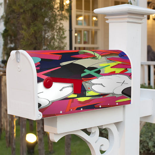 Kaws Paws Magnetic Mailbox Cover 18" X 21" Outdoor Decor