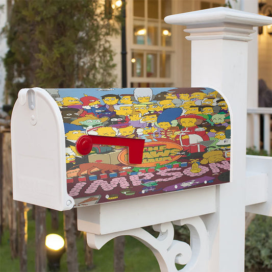 Kaws Simpson Kimpson Magnetic Mailbox Cover 18" X 21" Outdoor Decor
