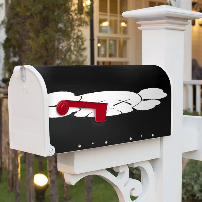 Kaws Skull Head Magnetic Mailbox Cover 18" X 21" Outdoor Decor