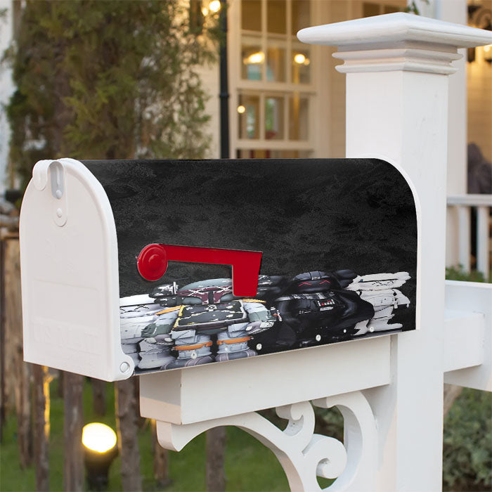 Kaws Star Wars Marble Magnetic Mailbox Cover 18" X 21" Outdoor Decor
