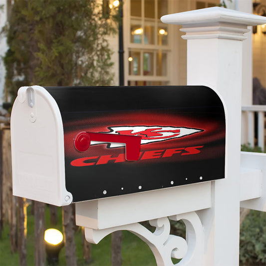 Kc Chiefs Magnetic Mailbox Cover 18" X 21" Outdoor Decor