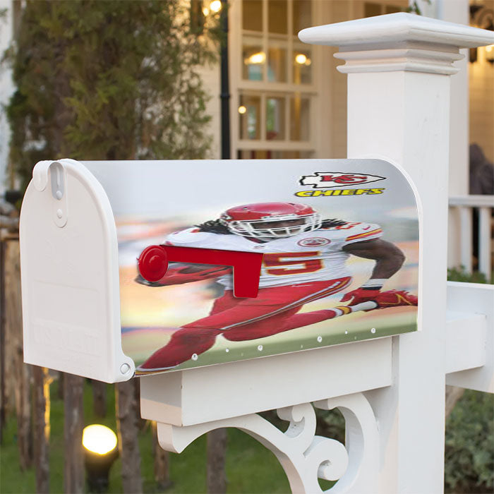Kc Chiefs Jamaal Charles Magnetic Mailbox Cover 18" X 21" Outdoor Decor