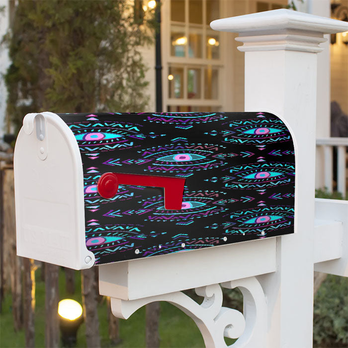 Kenzo Eye Pattern Magnetic Mailbox Cover 18" X 21" Outdoor Decor