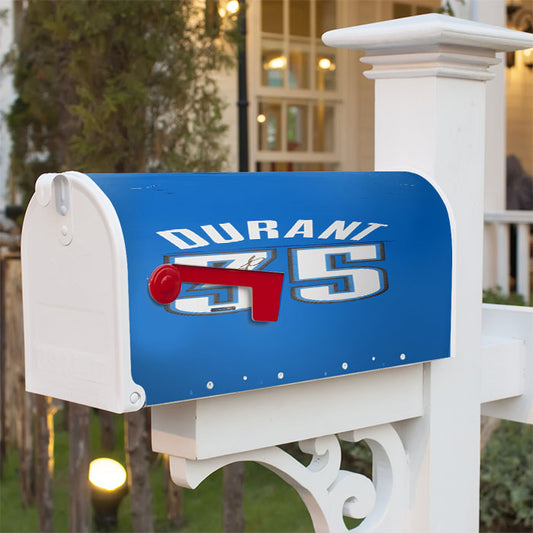 Kevin Durant Jersey Magnetic Mailbox Cover 18" X 21" Outdoor Decor