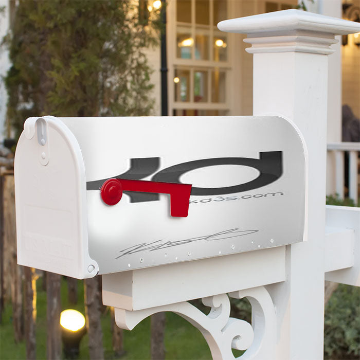 Kevin Durant Logo On Wht Magnetic Mailbox Cover 18" X 21" Outdoor Decor