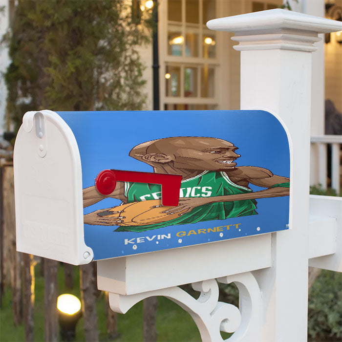 Kevin Garnett Magnetic Mailbox Cover 18" X 21" Outdoor Decor