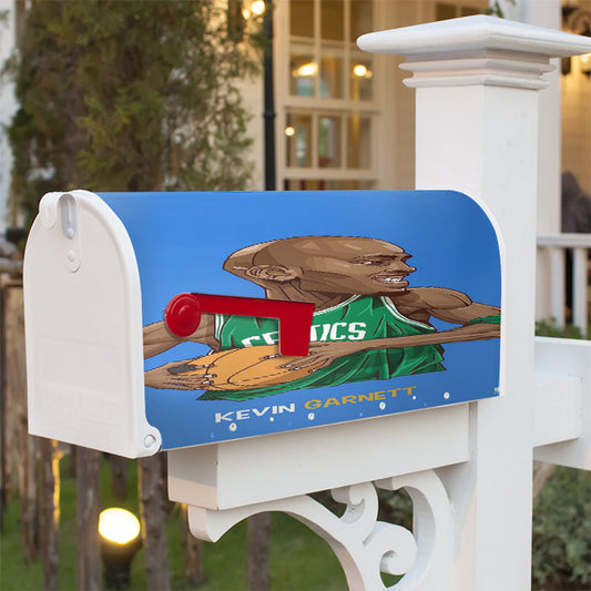 Kevin Garnett Magnetic Mailbox Cover 18" X 21" Outdoor Decor