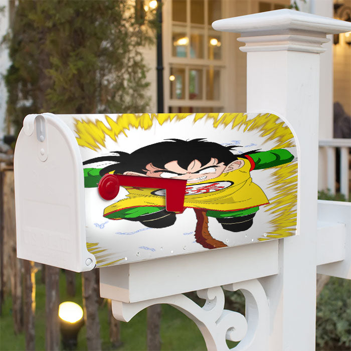 Kid Gohan Hidden Power Magnetic Mailbox Cover 18" X 21" Outdoor Decor