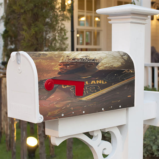 King Lebron James Magnetic Mailbox Cover 18" X 21" Outdoor Decor