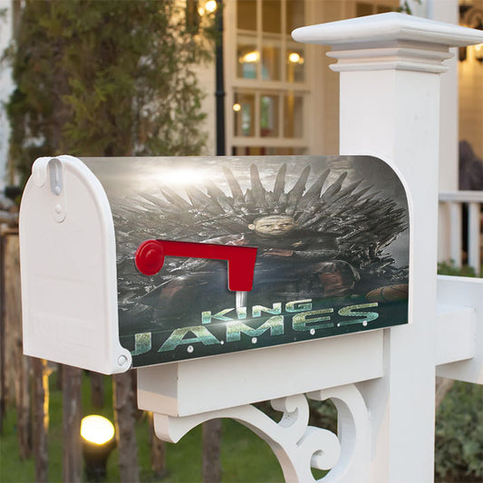 King Lebron James Game Of Thrones Nba Magnetic Mailbox Cover 18" X 21" Outdoor Decor