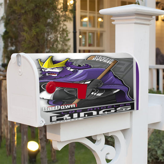 Kings Hockey Magnetic Mailbox Cover 18" X 21" Outdoor Decor