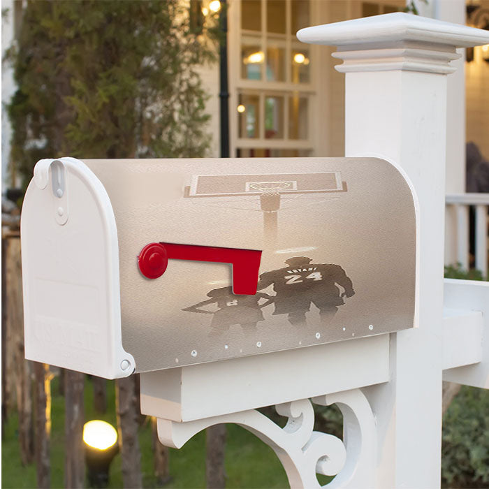 Kobe And Gigi Bryant Heaven Magnetic Mailbox Cover 18" X 21" Outdoor Decor