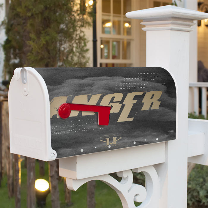 Kobe Bryant Anger Herovillain Magnetic Mailbox Cover 18" X 21" Outdoor Decor